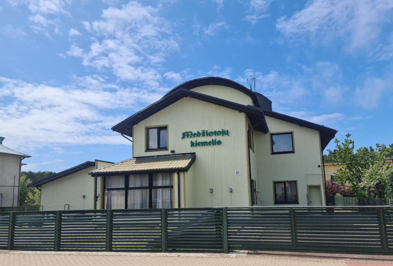 Hotel Medziotoju kiemelis Połąga Zewnętrze zdjęcie